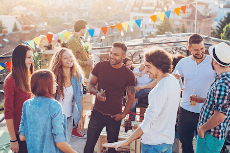 Rooftop party
